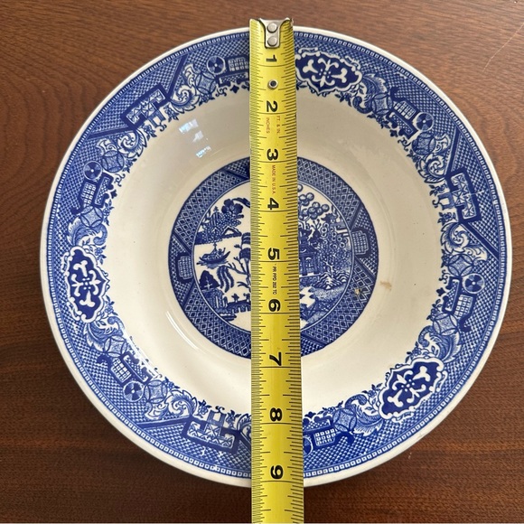 Blue Willow Vintage Vegetable Bowl by Royal China 9” - Picture 5 of 5